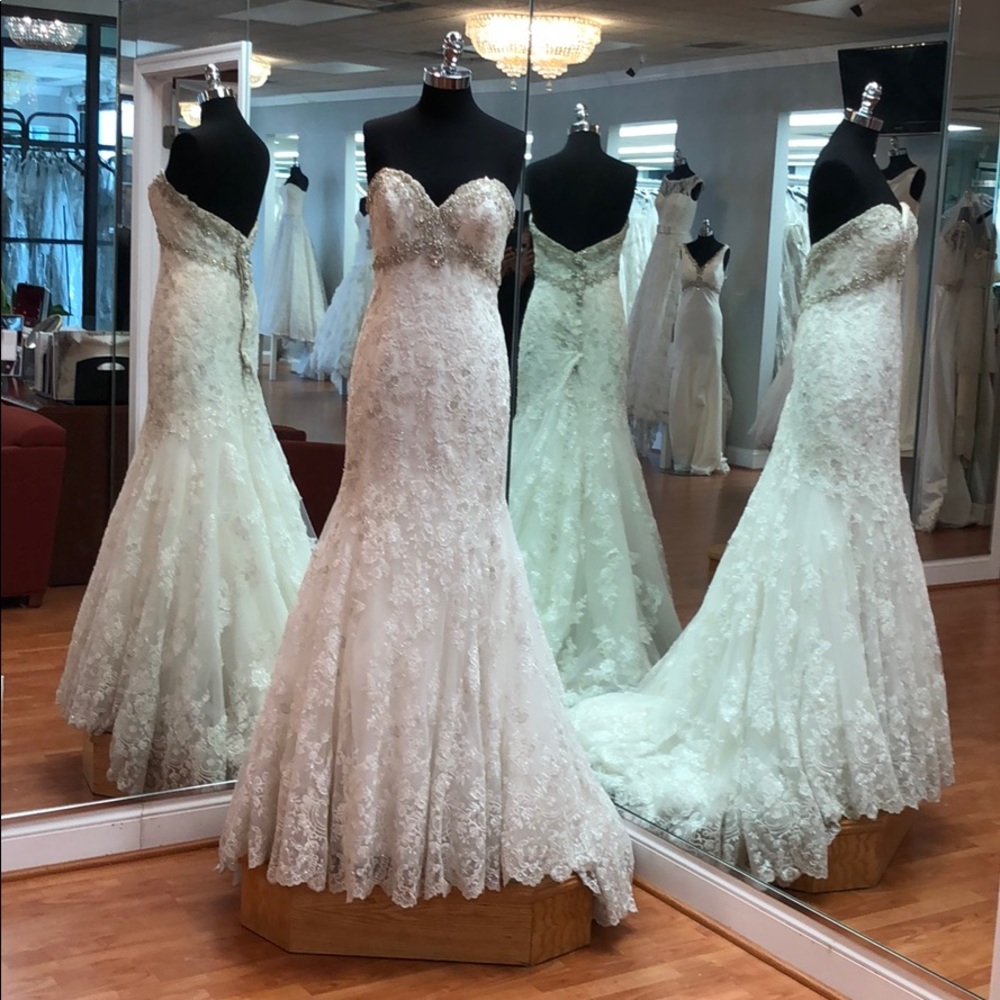 Gorgeous lace wedding gown